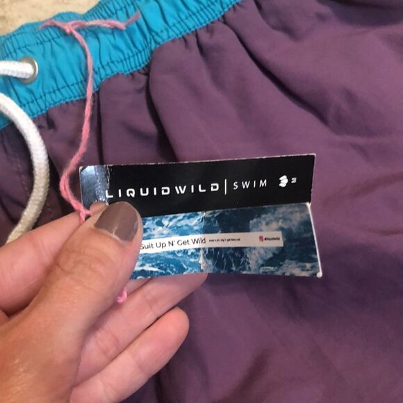 New Men’s Liquid Wild Swim Trunks size Medium - Picture 3 of 8